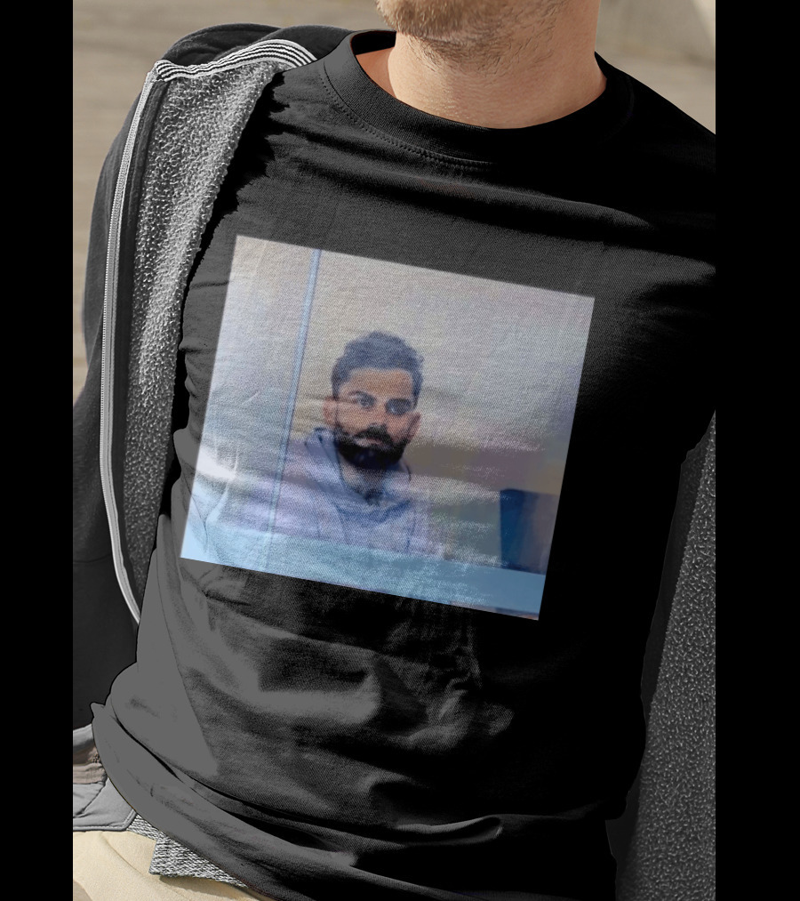 Virat Kohli Reflective Mood Cricket T-Shirt