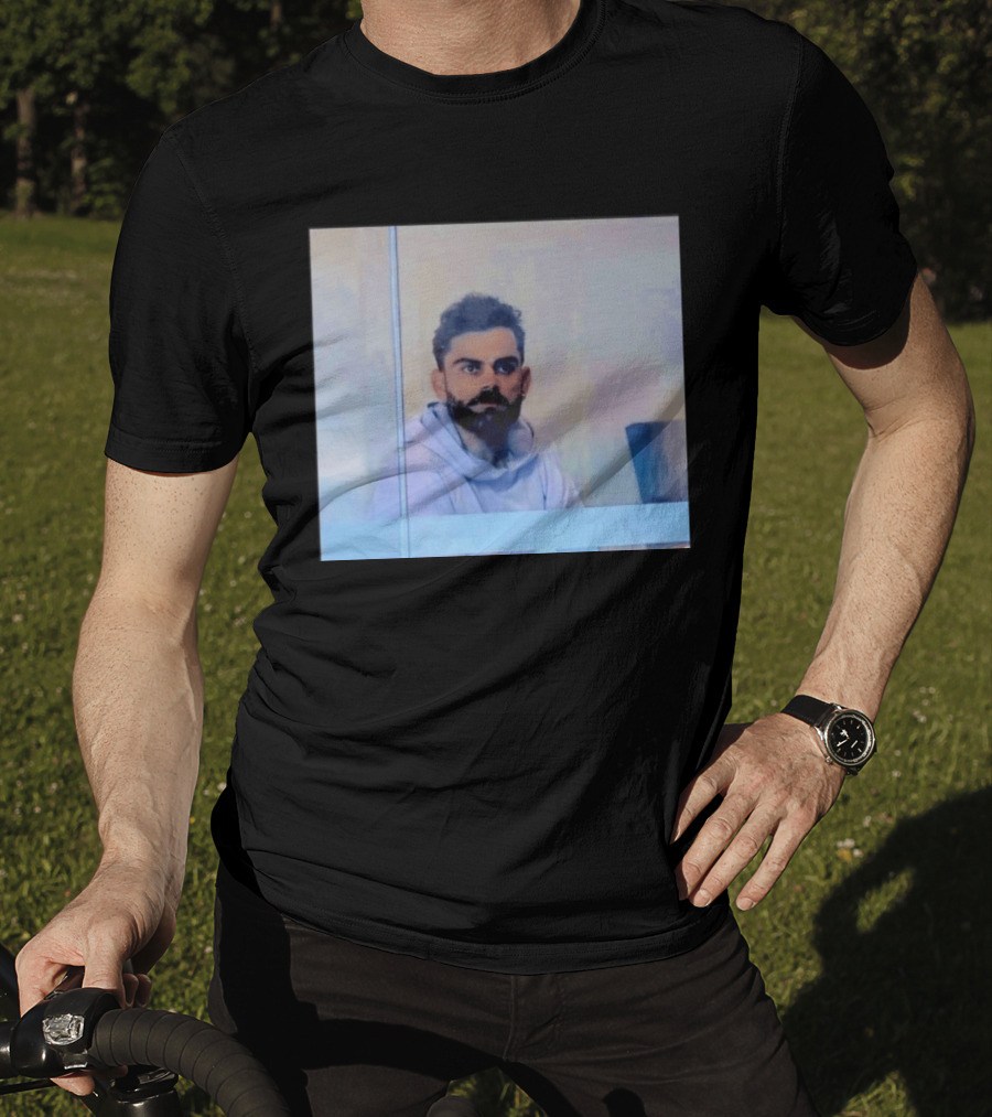 Virat Kohli Reflective Mood Cricket T-Shirt