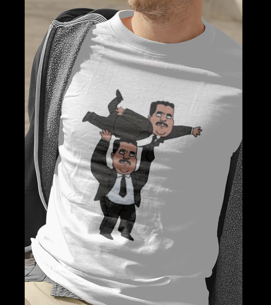 Guillermo Rodriguez Cartoon Lifting Himself Jimmy Kimmel Live T-Shirt