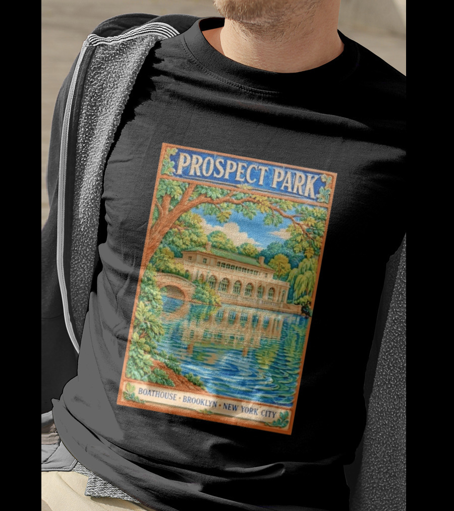 Prospect Park Boathouse Brooklyn New York City T-Shirt
