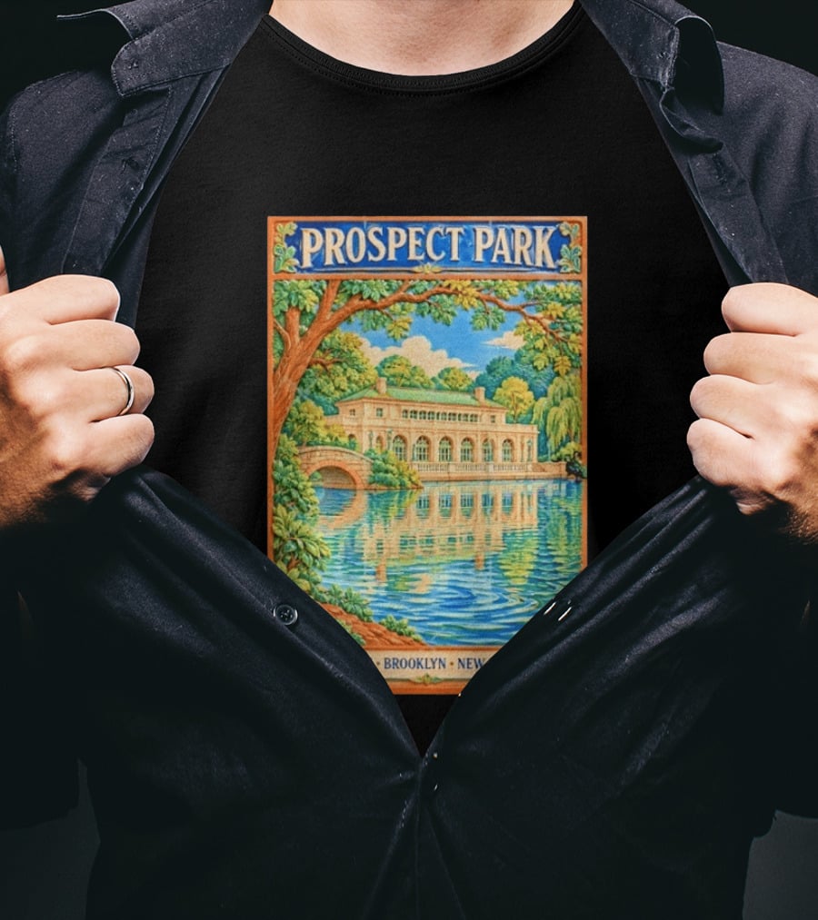 Prospect Park Boathouse Brooklyn New York City T-Shirt