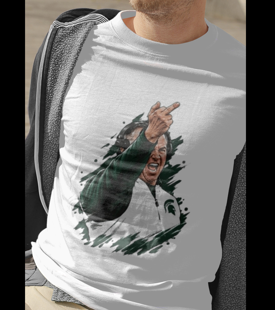 Spartans Middle Finger Coach Gesture T-Shirt