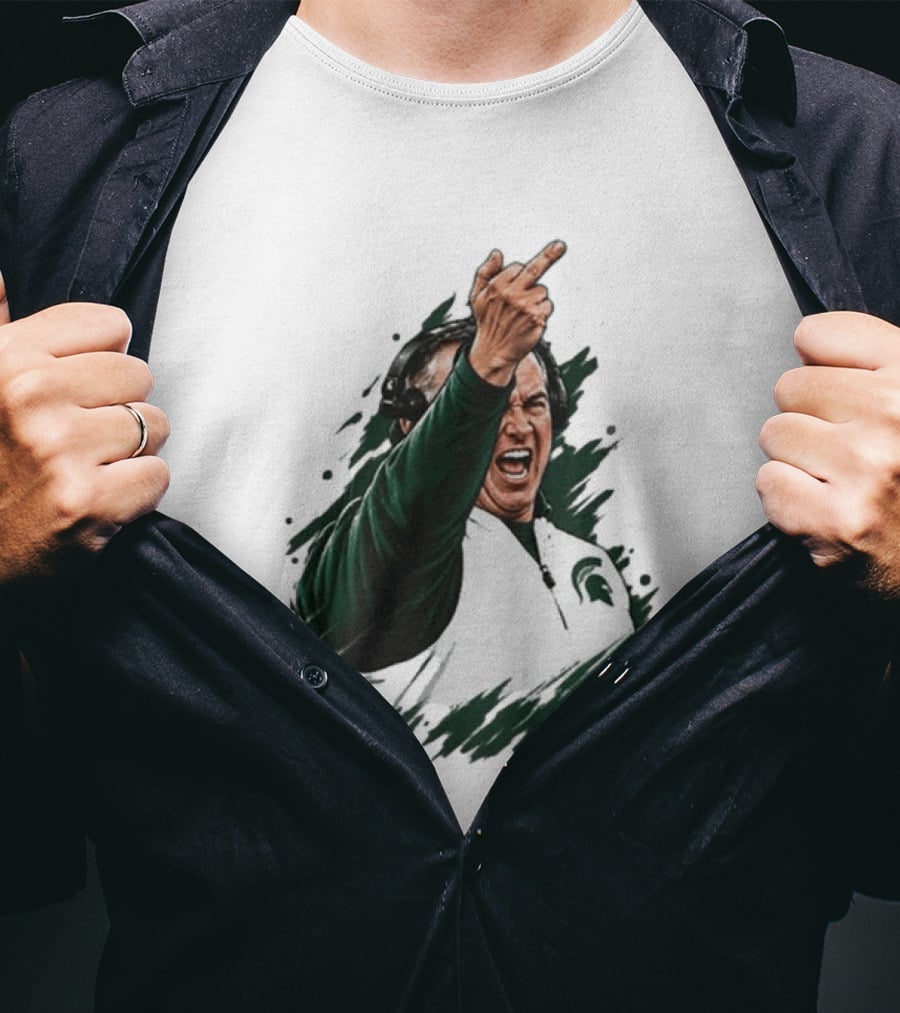 Spartans Middle Finger Coach Gesture T-Shirt