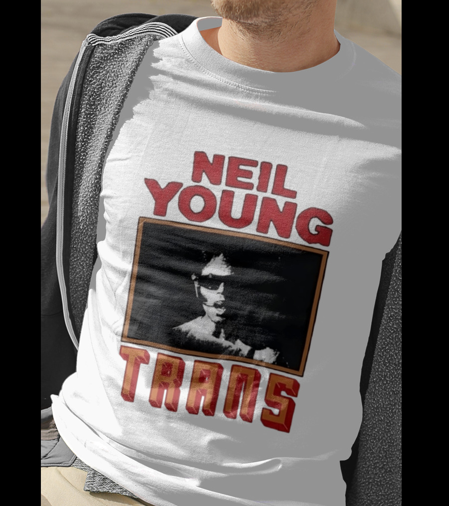 Neil Young Trans Album Cover T-Shirt