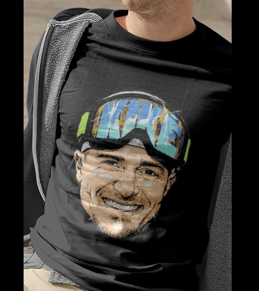 Kike Hernandez Dodgers Number 8 Face Goggles T-Shirt