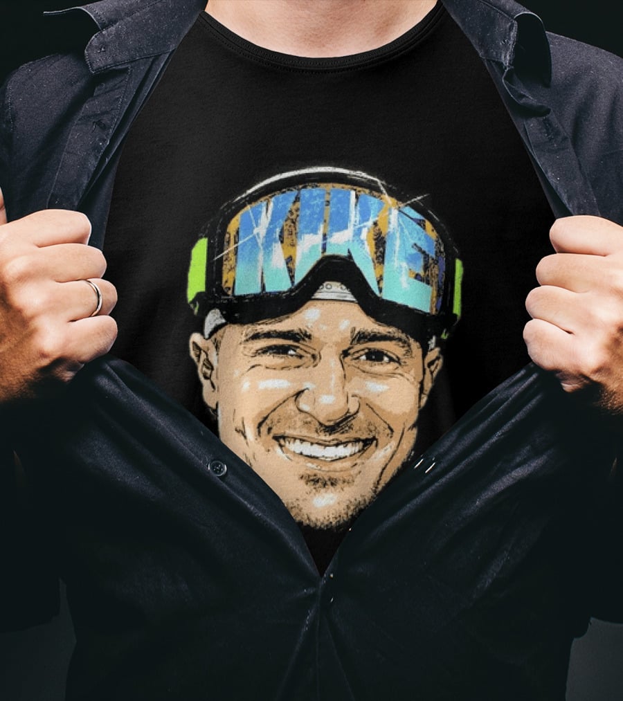 Kike Hernandez Dodgers Number 8 Face Goggles T-Shirt