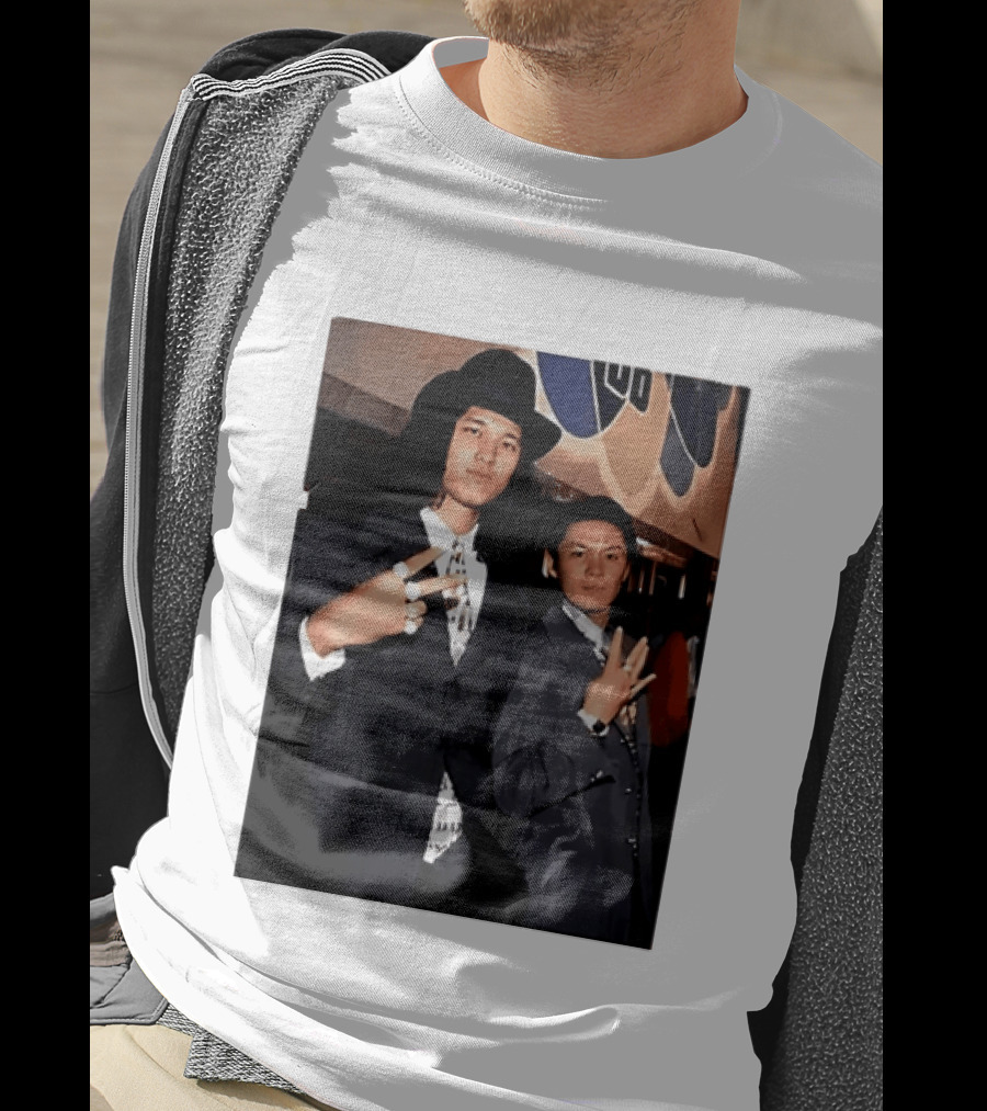 Shohei Ohtani And Ippei Mizuhara Cubbies Style Polaroid T-Shirt