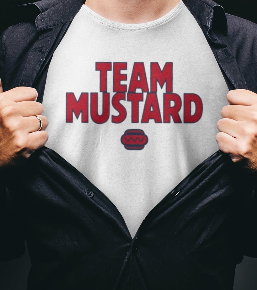 Team Mustard Hot Dog Condiment Food Lovers T-Shirt