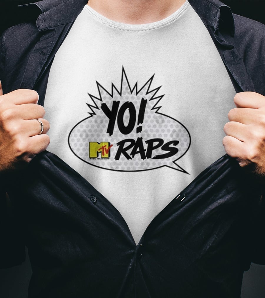 Yo MTV Raps Music Television Hip Hop T-Shirt