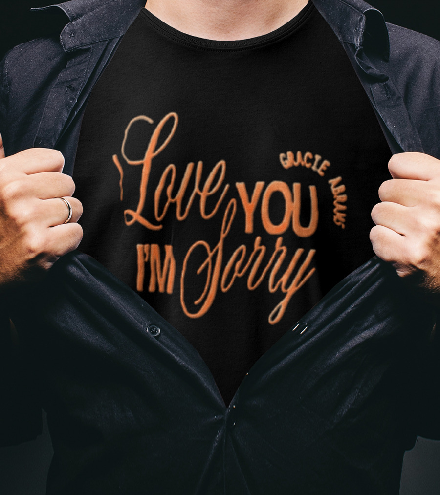 Gracie Abrams Love You I'm Sorry Orange T-Shirt