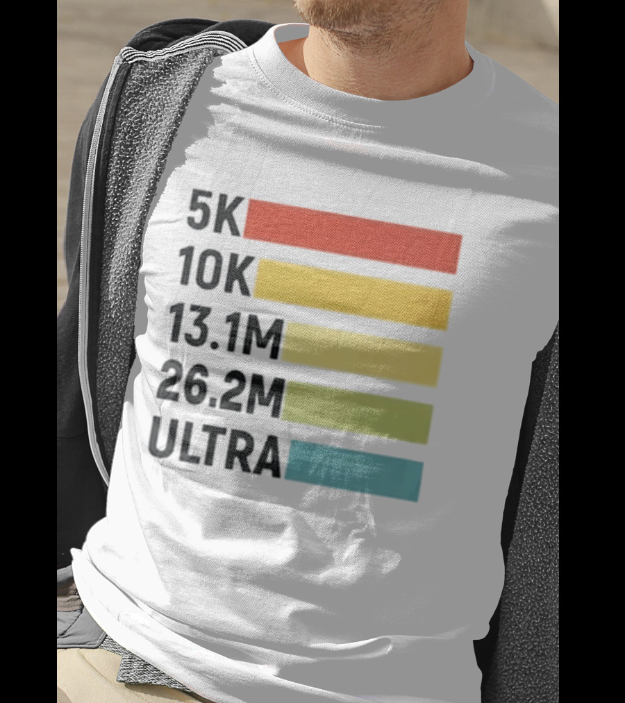 5K 10K 13.1M 26.2M Ultra Running Distance Chart T-Shirt