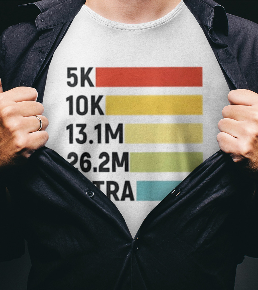 5K 10K 13.1M 26.2M Ultra Running Distance Chart T-Shirt