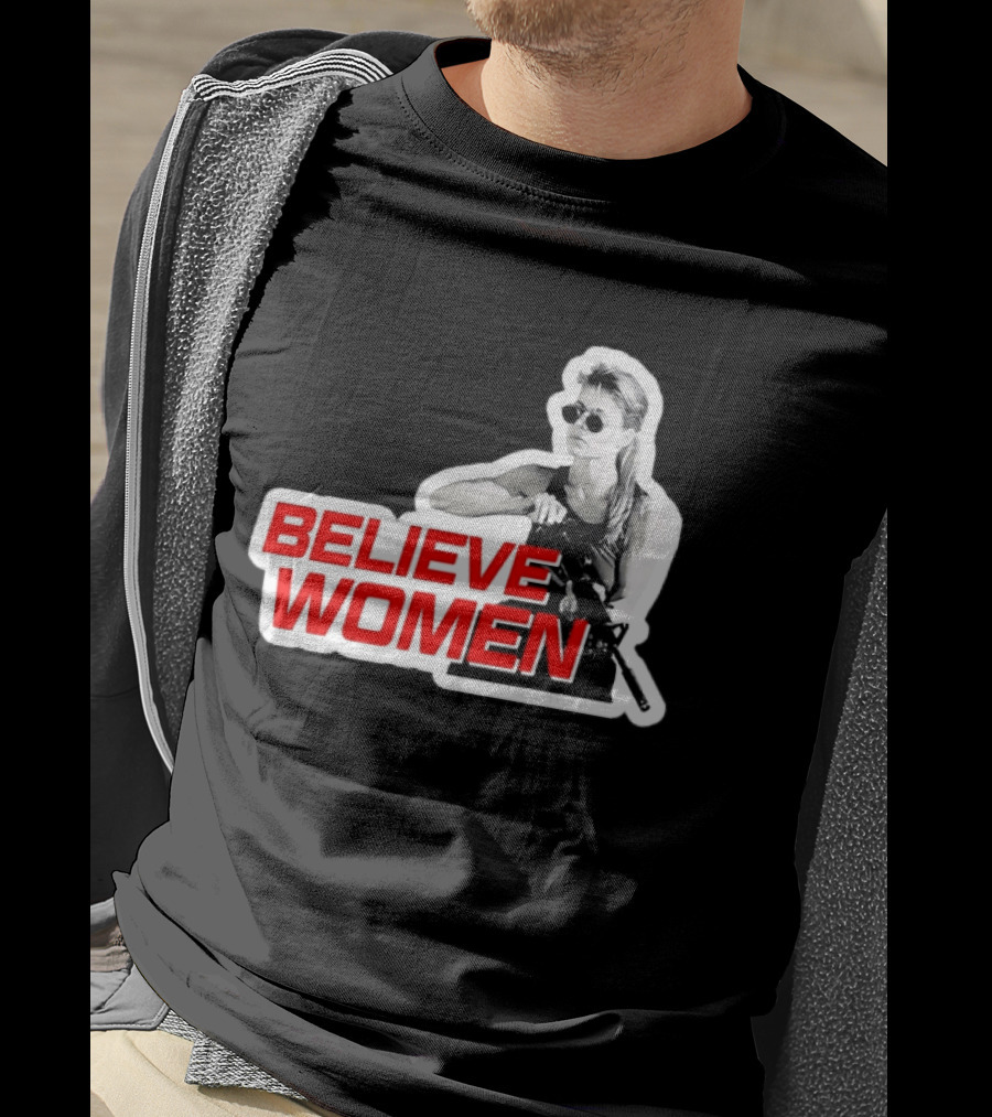 Believe Women Sarah Connor Terminator Halftone T-Shirt