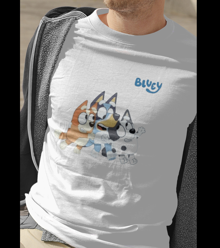 Bluey And Friends Bingo Muffin Heeler Cartoon Characters T-Shirt