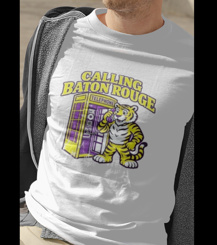 Calling Baton Rouge Telephone Tiger T-Shirt