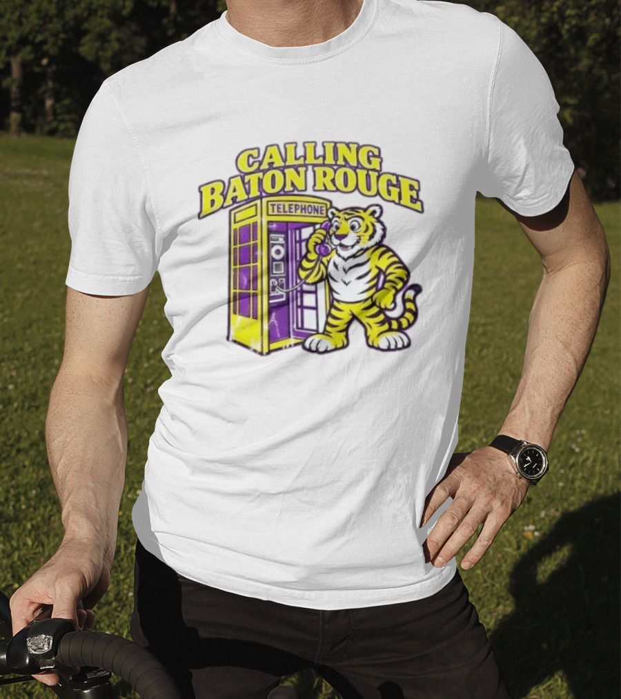 Calling Baton Rouge Telephone Tiger T-Shirt