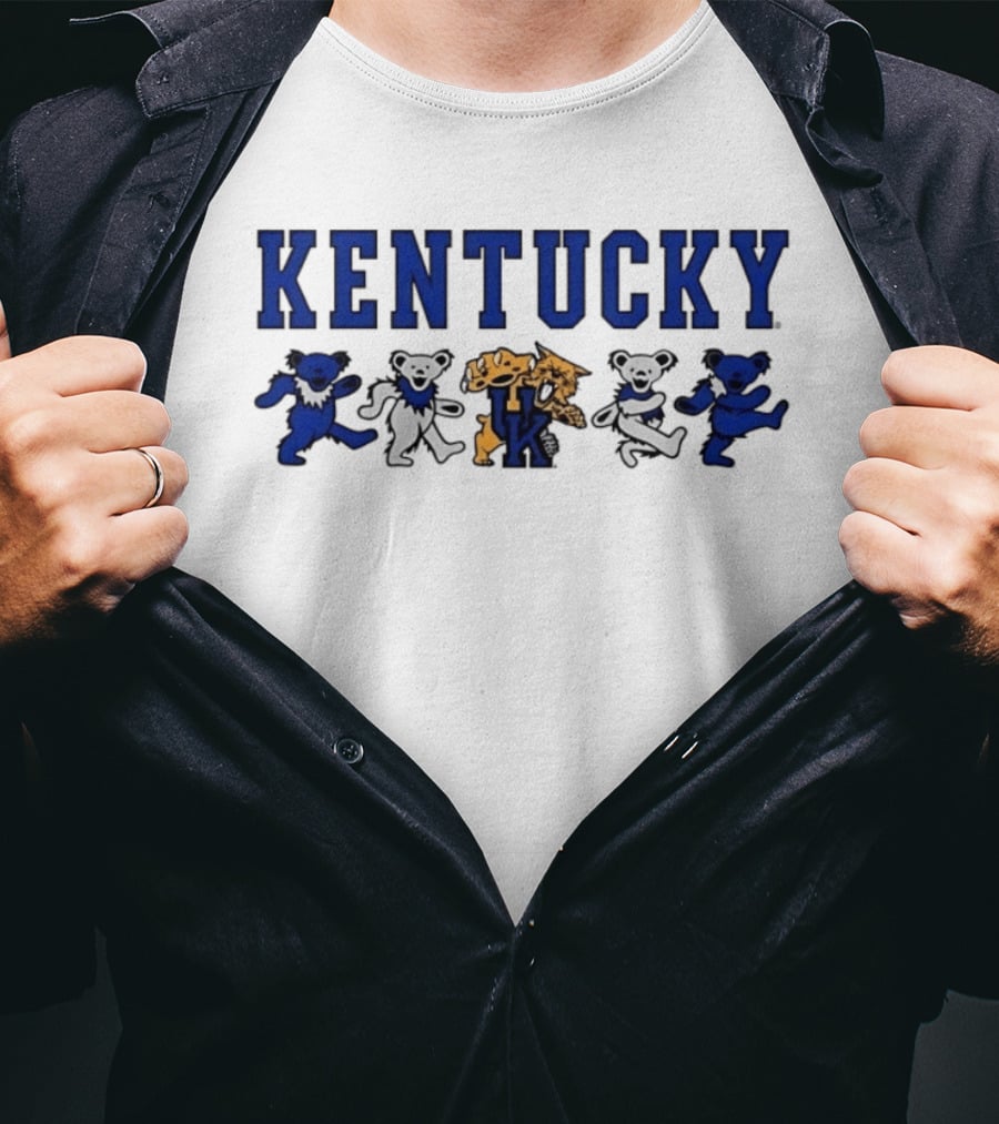 Kentucky Wildcats Grateful Dead Dancing Bears UK Wildcats T-Shirt