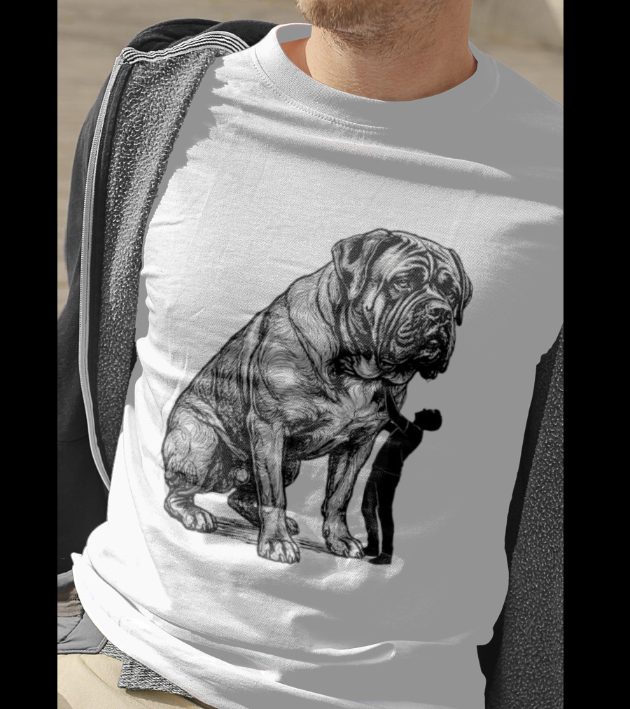 Cane Corso 110 Pounds Leaning On Me Dog Lover T-Shirt