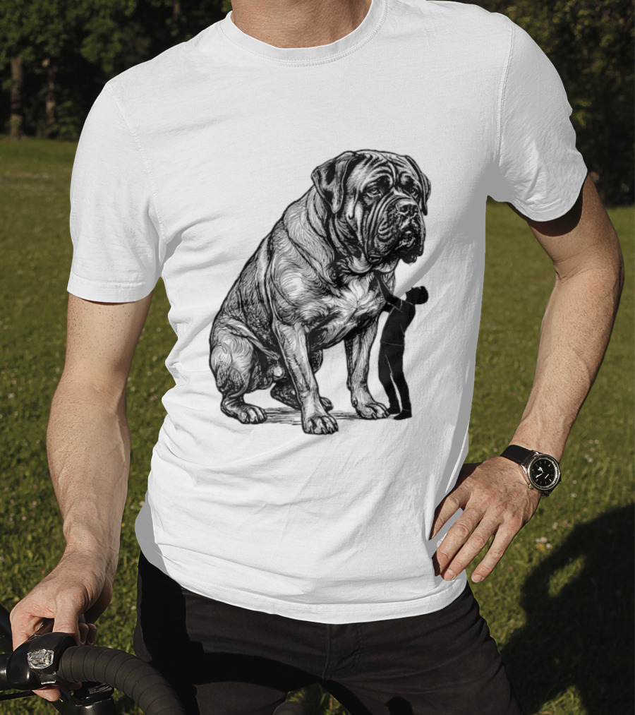 Cane Corso 110 Pounds Leaning On Me Dog Lover T-Shirt