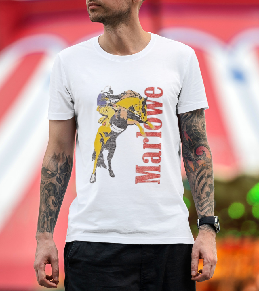Marlowe Cowboy Horse Rider Western T-Shirt