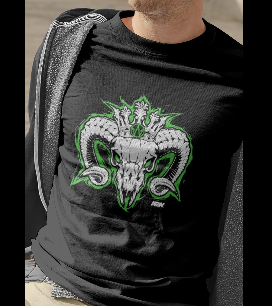 Will Ospreay GOATed Crowned Ram Skull Youth T-Shirt