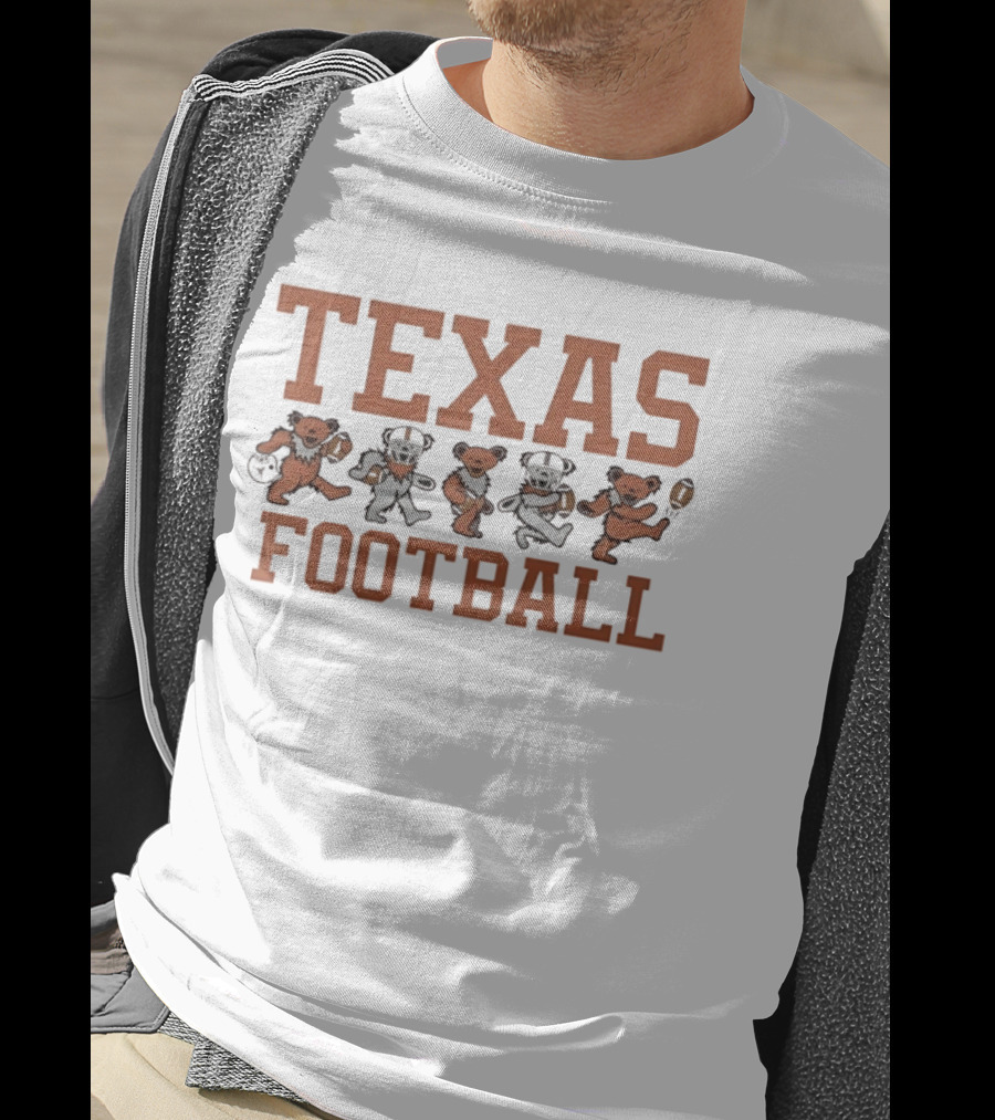 Texas Longhorns Dancing Bears Football NCAA T-Shirt