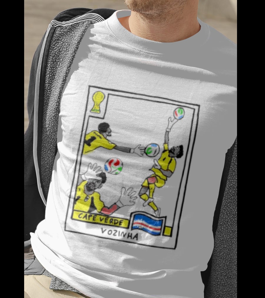 Cape Verde National Football Team Vozinha World Cup Celebration T-Shirt