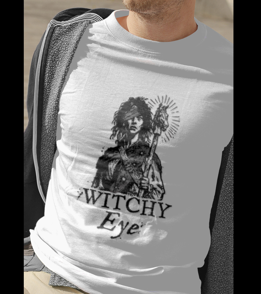 Witchy Eye Patch Mystic Staff And Horse T-Shirt