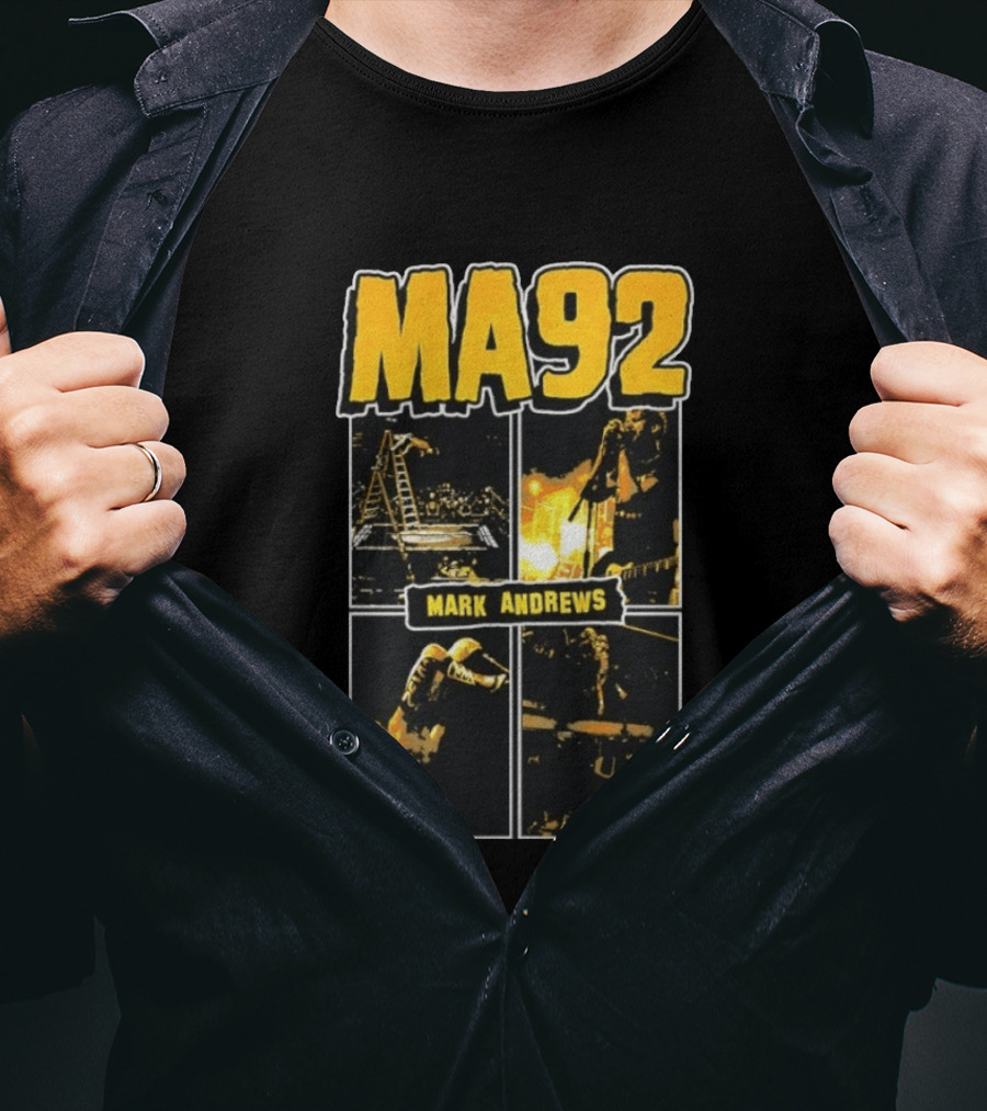 Mark Andrews MA92 Wrestling With Ladder Match And Action Scenes T-Shirt