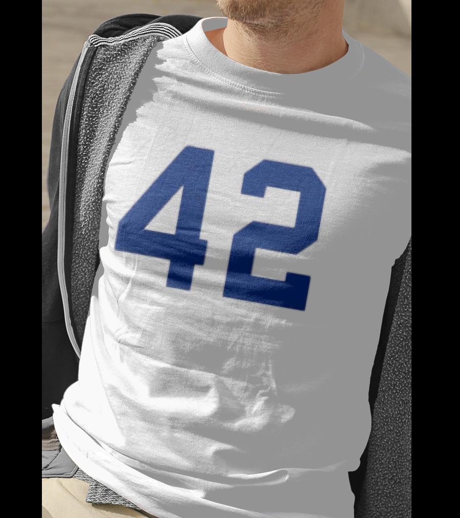 2026 LA Dodgers Jackie Robinson 42 Jersey Giveaway Event T-Shirt