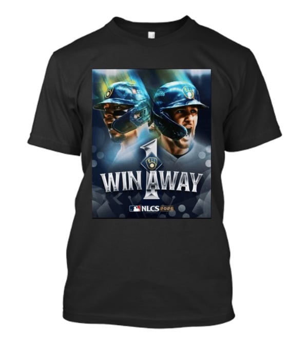 Milwaukee Brewers Win Away 2026 NLCS Championship Team Celebration T-Shirt