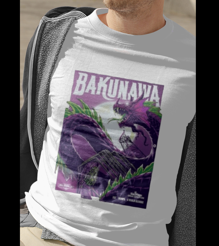 Bakunawa Project Purple Six Flags Great Adventure Roller 32 Stories 100 MPH 6 World Records T-Shirt