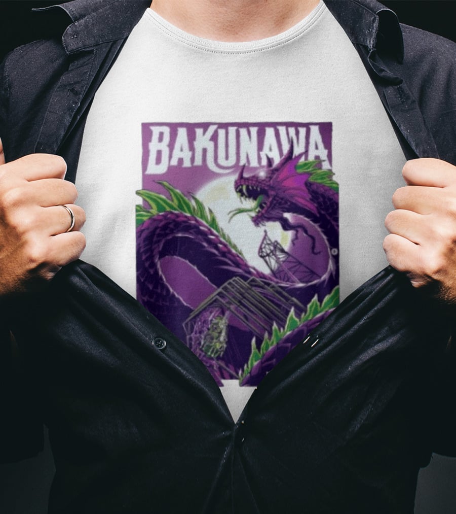Bakunawa Project Purple Six Flags Great Adventure Roller 32 Stories 100 MPH 6 World Records T-Shirt