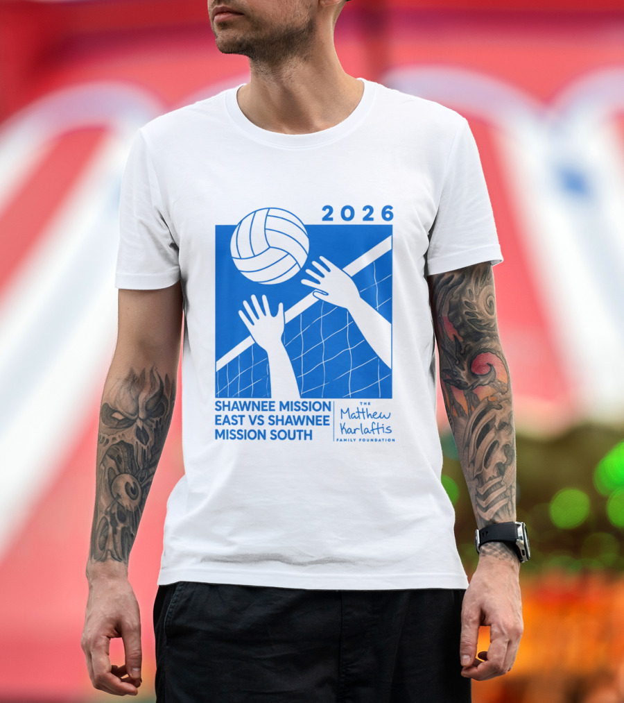 Shawnee Mission East Vs Shawnee Mission South Volleyball 2026 T-Shirt