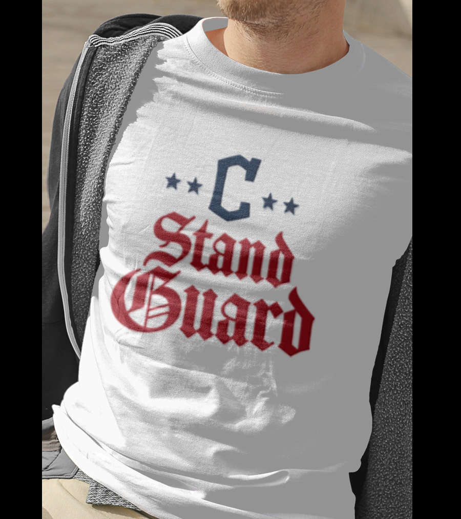 Cleveland C Stand Guard 2026 Guardians Stars T-Shirt