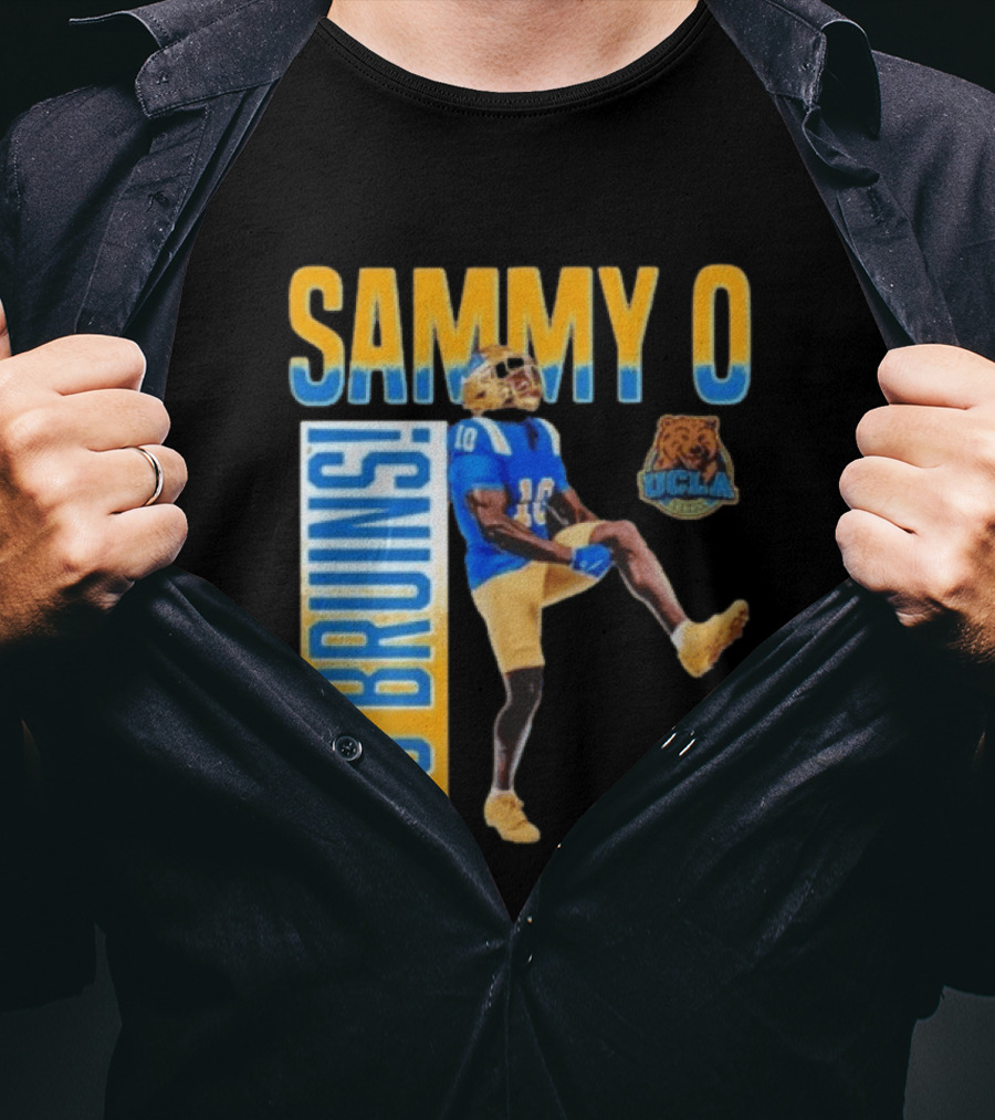 UCLA Bruins No 10 Sammy O Go Bruins College Football T-Shirt