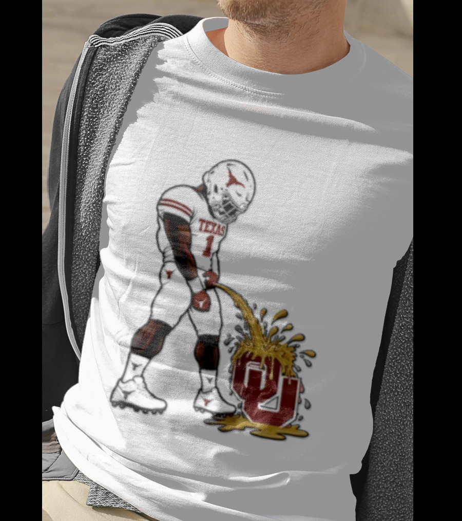 Colin Simmons Texas Football Rivalry With Oklahoma Sooners T-Shirt