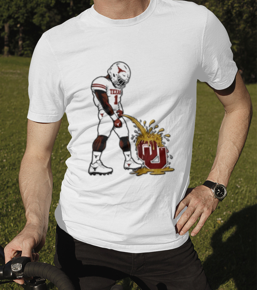 Colin Simmons Texas Football Rivalry With Oklahoma Sooners T-Shirt