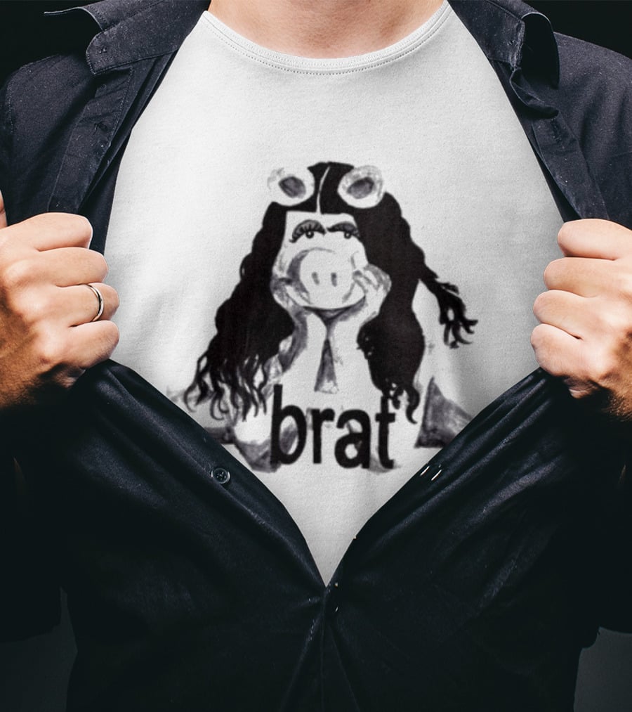 Miss Piggy Brat Muppets Charli XCX T-Shirt