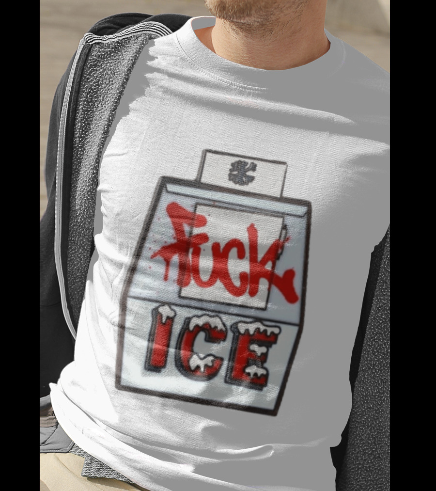 Fuck ICE Hard Enamel Protest Pin T-Shirt