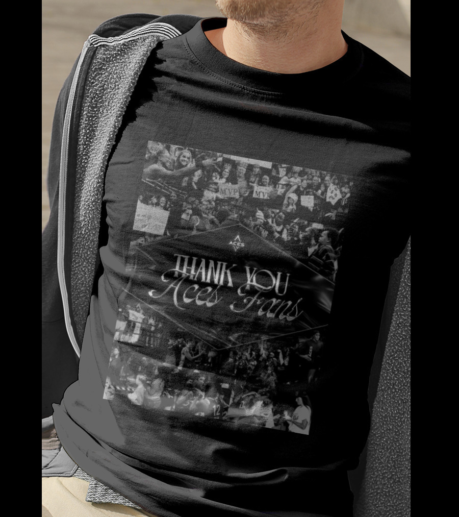 Thank You Aces Fans From Utah To San Antonio To Las Vegas T-Shirt