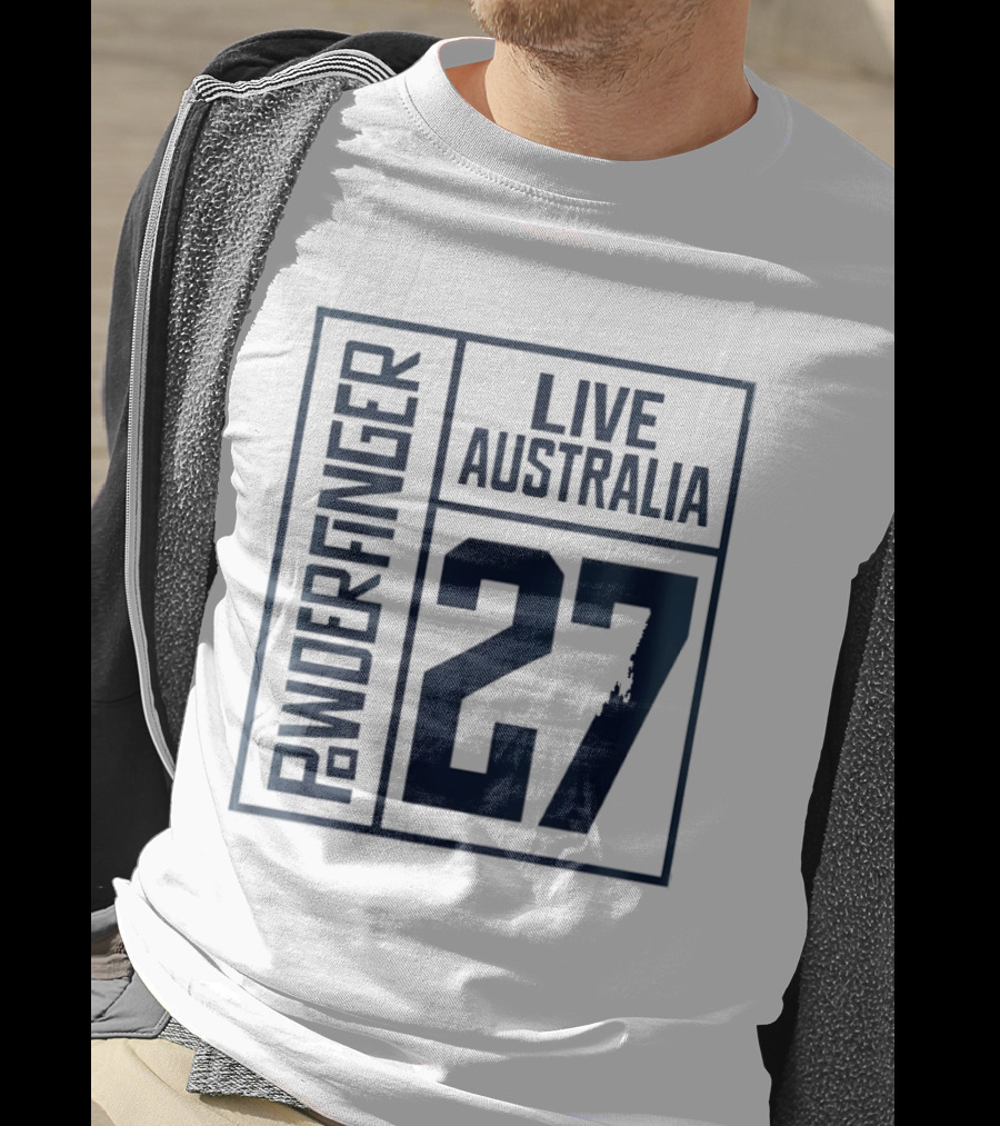 Powderfinger Live Australia 27 Rock Concert Experience T-Shirt