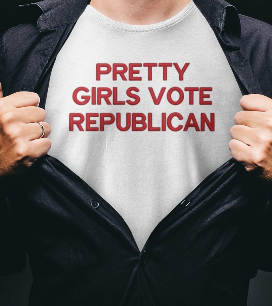 Pretty Girls Vote Republican Conservative T-Shirt