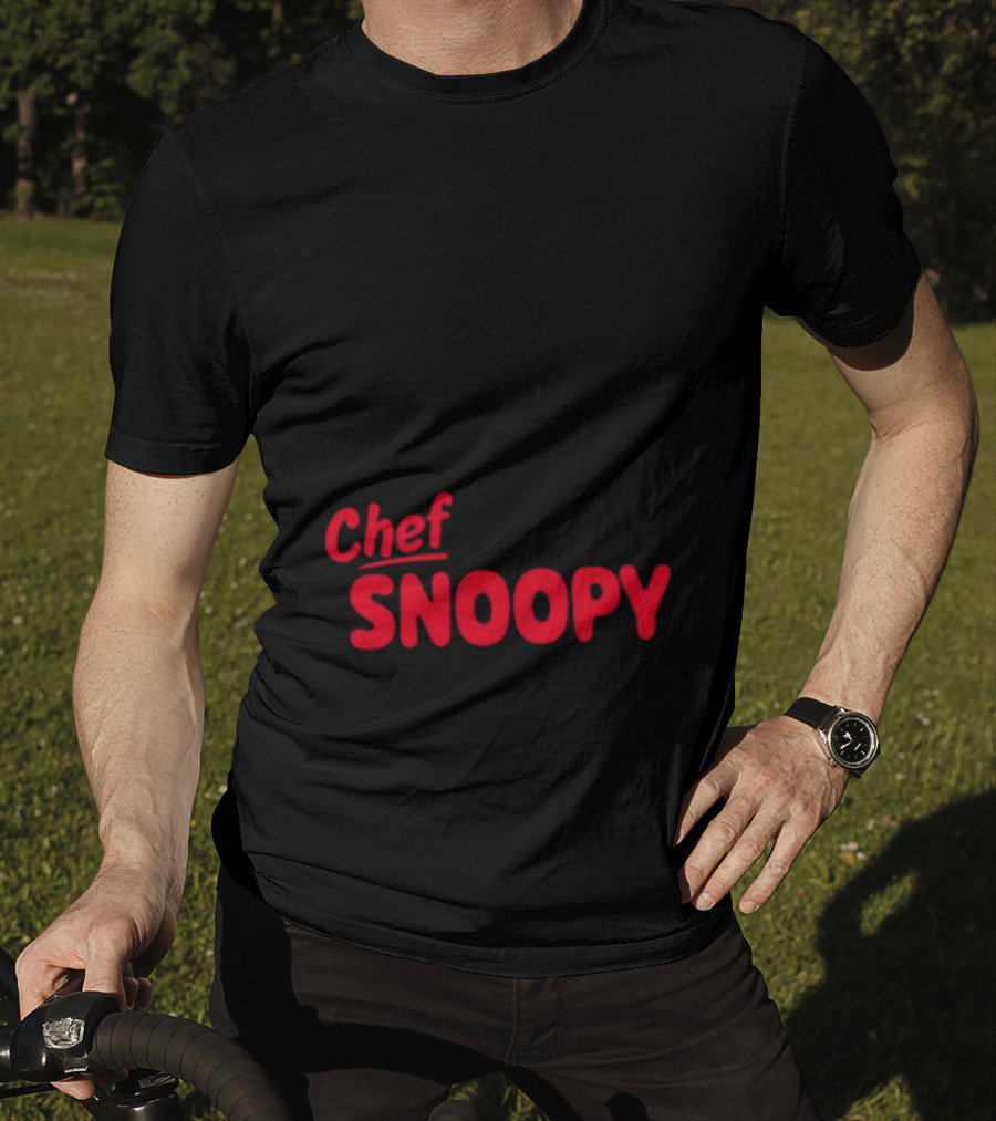 Chef Snoopy Peanuts Cooking Utensils T-Shirt