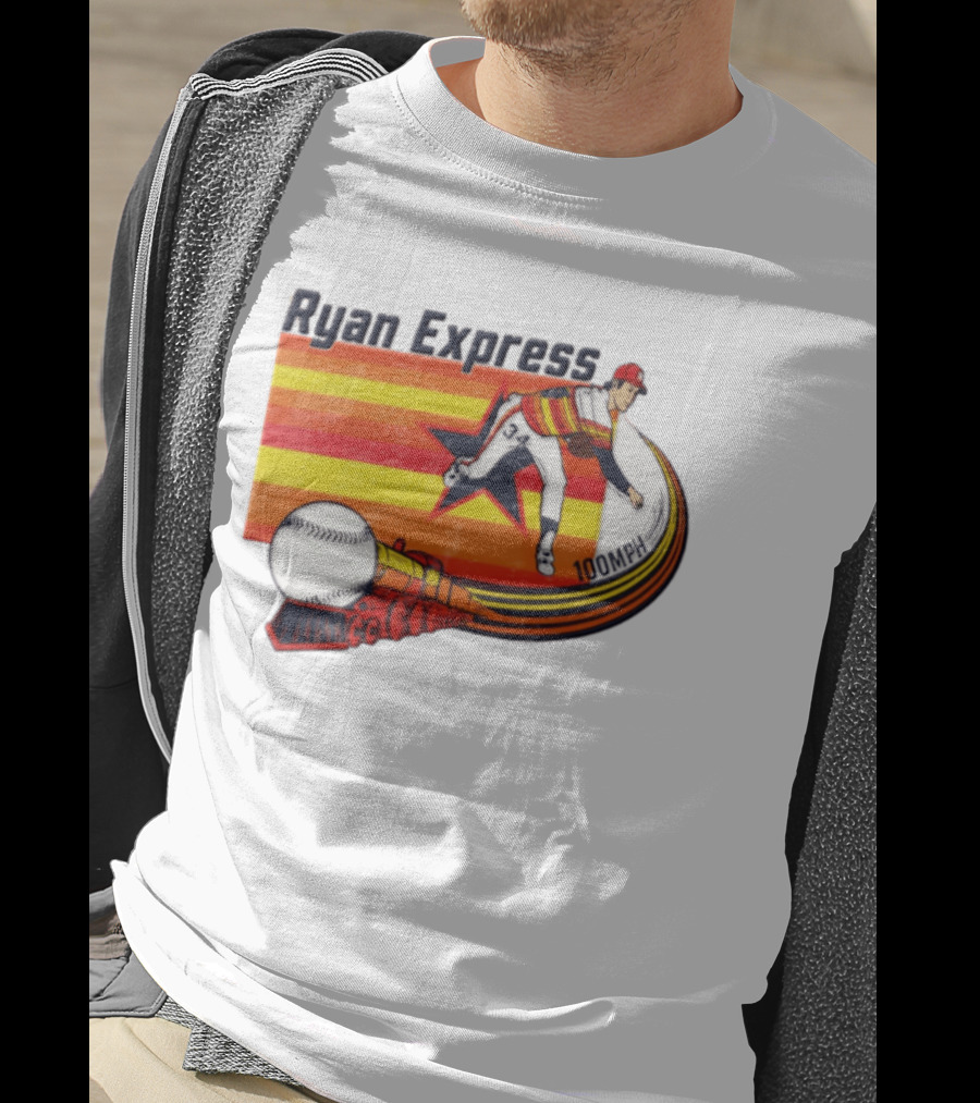Ryan Express Pitcher 100 MPH Train 34 Star T-Shirt