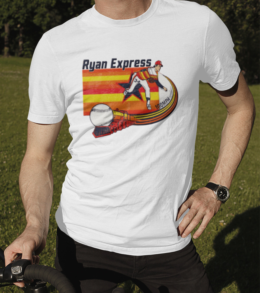 Ryan Express Pitcher 100 MPH Train 34 Star T-Shirt
