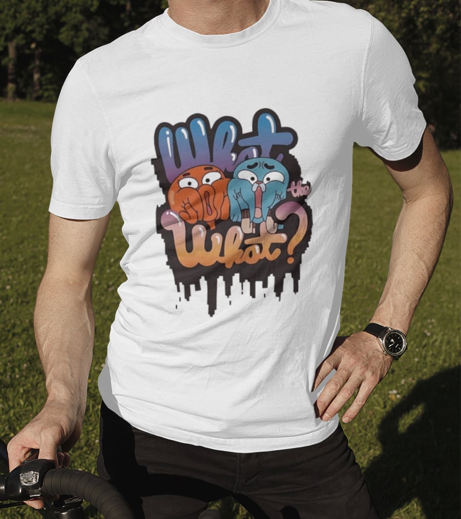 Gumball And Darwin What The What Cartoon Network What The What T-Shirt