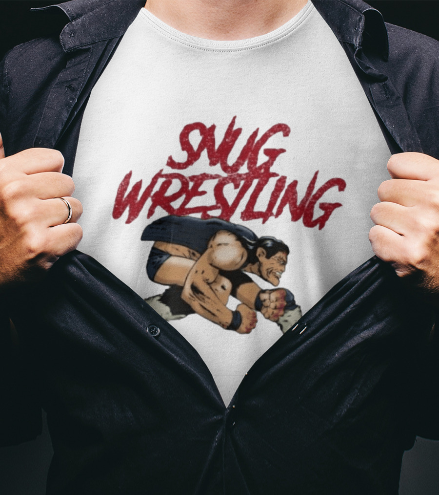 Snug Wrestling Dynamic Grappler Stance Professional Wrestler T-Shirt