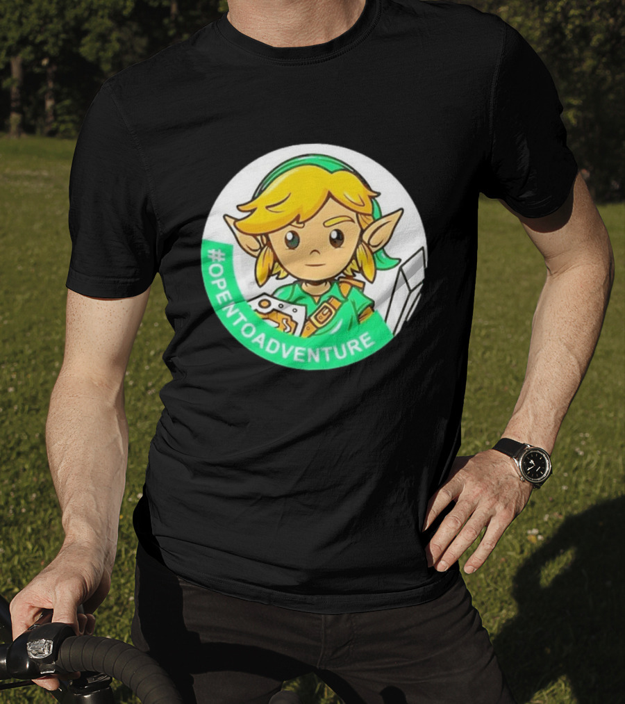 #OPENTOADVENTURE Link The Legend Of Zelda T-Shirt