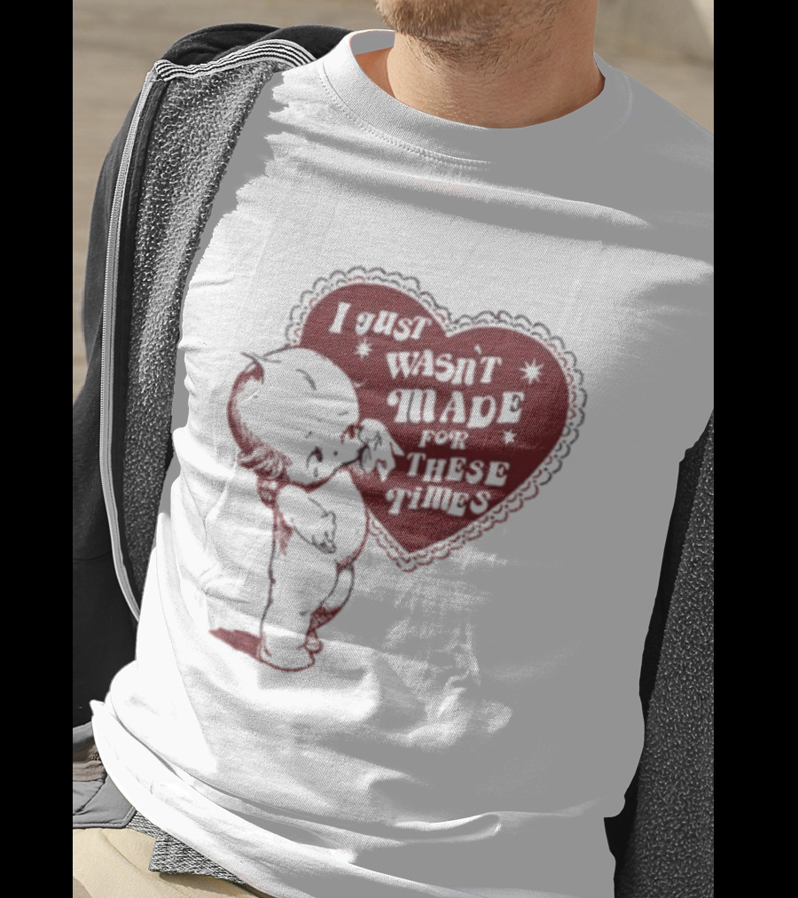 I Just Wasn't Made For These Times Kewpie Doll Heart T-Shirt